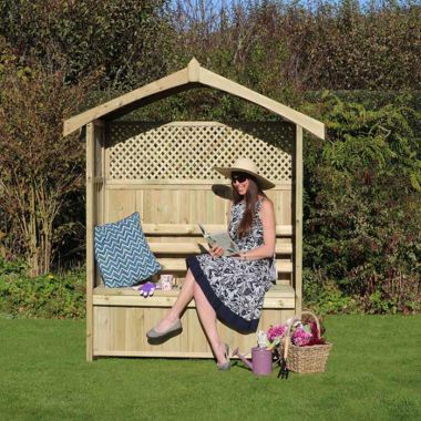 Zest Outdoor Living Hampshire Arbour with Storage Box