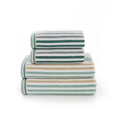 Hanover Stripe Bath Towel - Seagrass