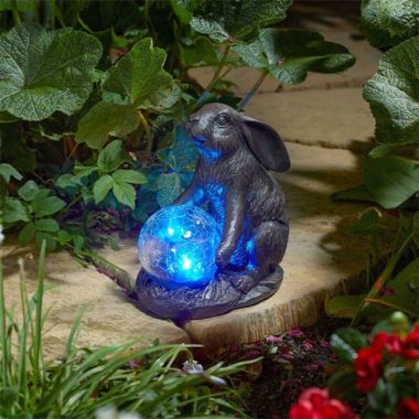 Smart Solar Hare Muse Garden Ornament