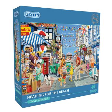 Gibsons Heading for the Beach Jigsaw Puzzle - 1000 Piece