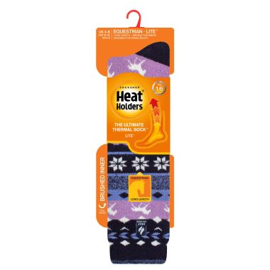 Heat Holder's Aintree Fairisle Socks - Navy