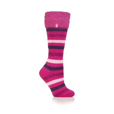 Heat Holders Women’s Hellebore Thermal Boot Socks – Fuchsia 