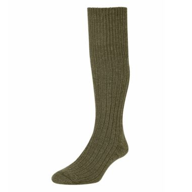 HJ Hall Commando Wool Rich Work Boot Socks – Olive