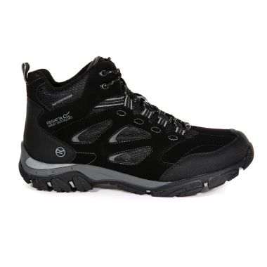 Regatta Men's Holcombe IEP Mid Walking Boots - Black / Granite