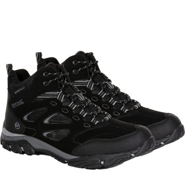 Regatta Men's Holcombe IEP Mid Walking Boots - Black / Granite
