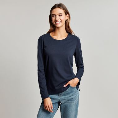 Joules Women's Holly Jersey Top - French Navy