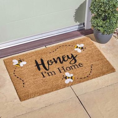 Smart Garden Outside In 'Honey I'm Home' Doormat - 75cm x 45cm