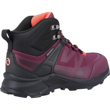 Cotswold Women's Horton Mid Hiking Boots - Burgundy