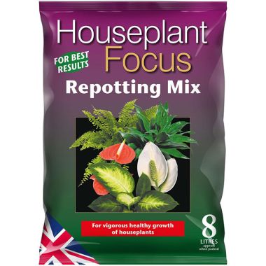 Growth Technology  Houseplant Focus Peat Free Repotting Mix - 8L