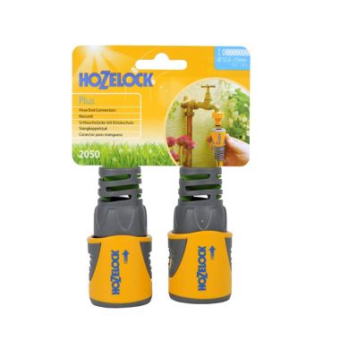 Hozelock 2050 Hose End Connector Plus - Twin Pack