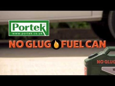 Portek No Glug Fuel Can - 10 Litres