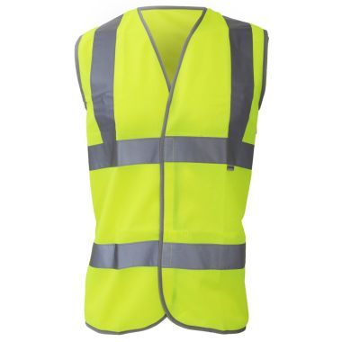 Dickies Hi-Vis Highway Safety Waistcoat - Yellow