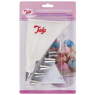 Tala Icing Bag Set with 6 Nozzles