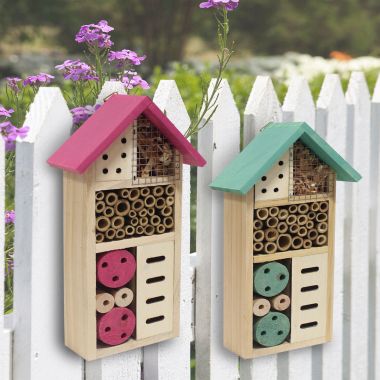 Wooden Insect & Bee Hotel - 26cm