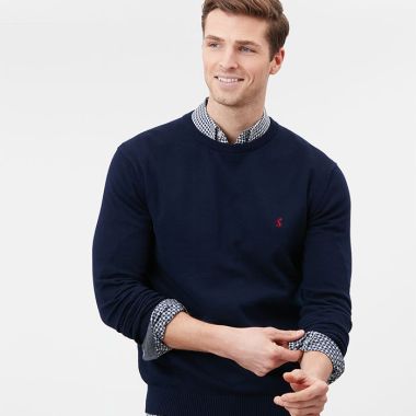 Joules Men’s Jarvis Crew Neck Jumper – French Navy 