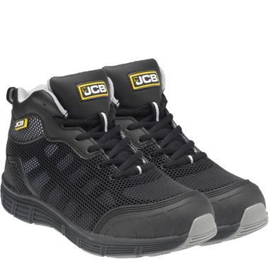 JCB Men's Hydradig Mid Cut Work Safety Boot - Black