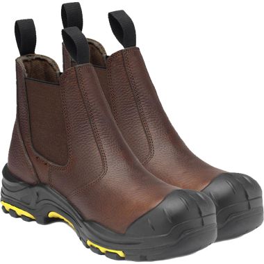 JCB Men's Safety Dealer Work Boots - Brown 