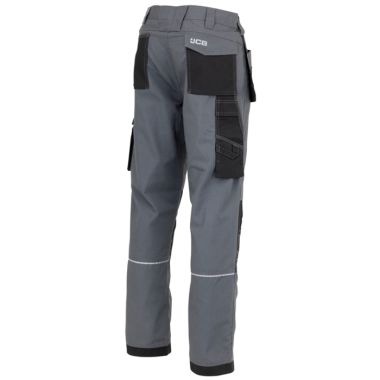 JCB Trade Plus Rip Stop Trousers - Grey/Black
