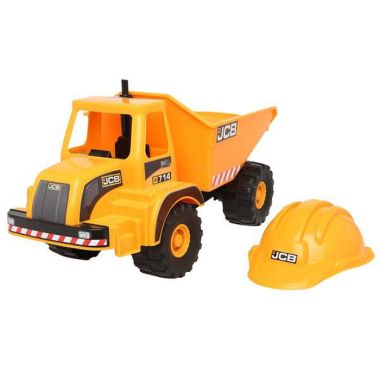 JCB Giant Dump Truck Toy and Helmet