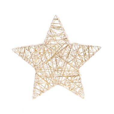 Jingles LED Woven Star Decoration – 30cm