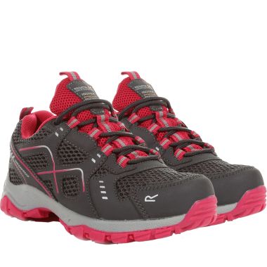 Regatta Children's Vendeavour Walking Shoes - Granite/Pink Potion