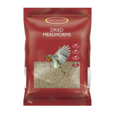 Johnston & Jeff Dried Mealworms – 1kg