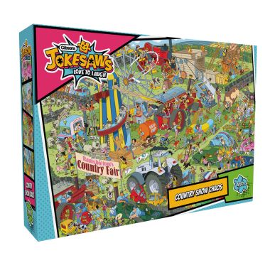 Gibsons Jokesaws: Country Show Chaos Jigsaw Puzzle - 1000 Piece 