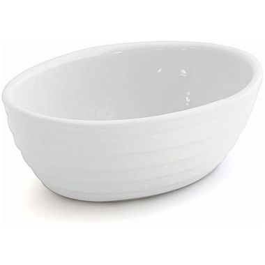 Jomafe Gourmet Oval Pie Dish, 15cm - White