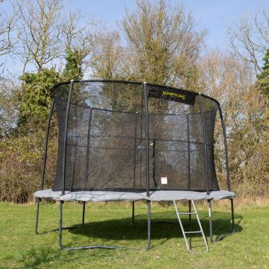Jumpking 9ft x 13ft Professional Oval Trampoline and Enclosure