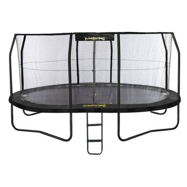 JumpKing 14ft x 17ft Oval Combo Pro Trampoline