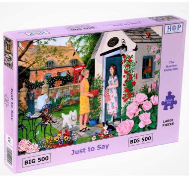 House Of Puzzles Big 500 The Harrow Collection MC543 Just To Say Jigsaw Puzzle - 500 Piece