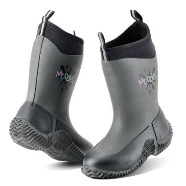 Grubs Children's Muddies Icicle 5.0 Wellingtons - Charcoal