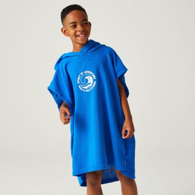 Regatta Children's Towel Robe - Oxford Blue