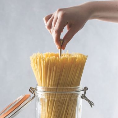 Kilner Facetted Clip Top Spaghetti Jar - 2.2 Litre