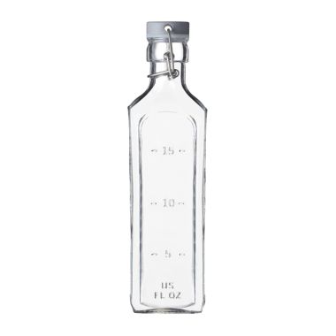 Kilner Square Clip Top Bottle – 600ml