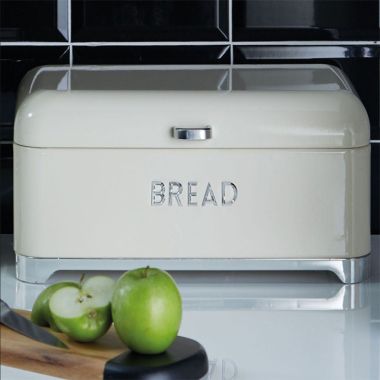 KitchenCraft Lovello Bread Bin - Cream