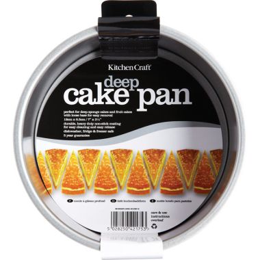 KitchenCraft 18cm Non-Stick Loose Base Deep Cake Pan