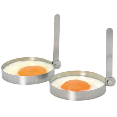 Stainless Steel Round Egg Rings - 2 Pack