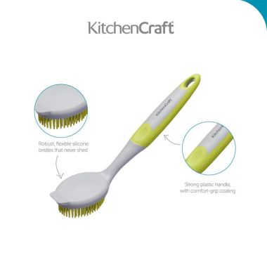 KitchenCraft Soft-Touch Silicone Washing Up Brush