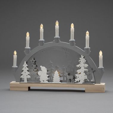 Konstsmide LED Christmas Scene Silhouette with Candles