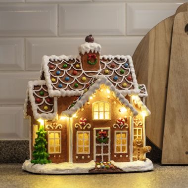 Konstsmide LED Gingerbread House Decoration