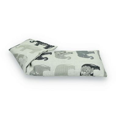 Lavender Scented Microwavable Neck and Shoulder Wrap – Grey Elephant
