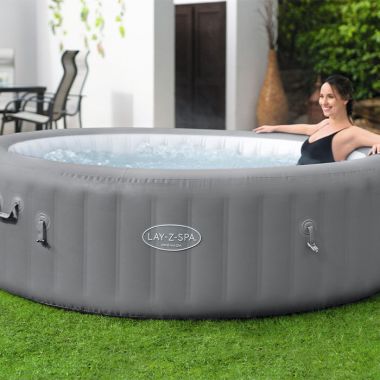 Lay-Z-Spa Grenada Airjet Inflatable Hot Tub, 6-8 Person [2022]