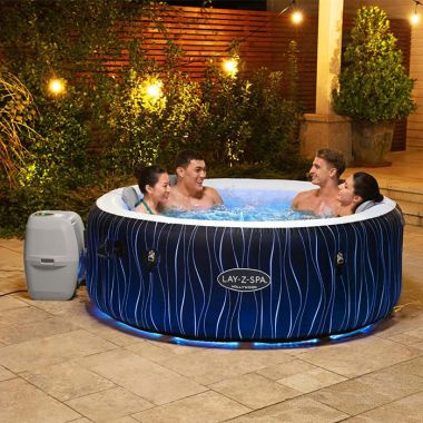 Lay-Z-Spa Hollywood Airjet Inflatable Hot Tub, 4-6 Person [2022]