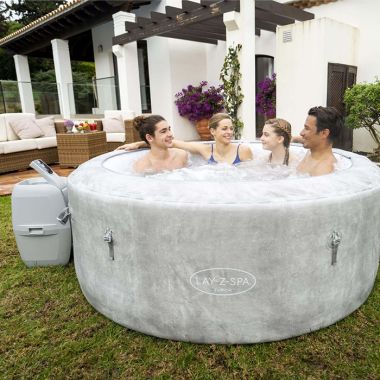 Lay-Z-Spa Zurich Airjet Inflatable Hot Tub, 2-4 Person [2022]