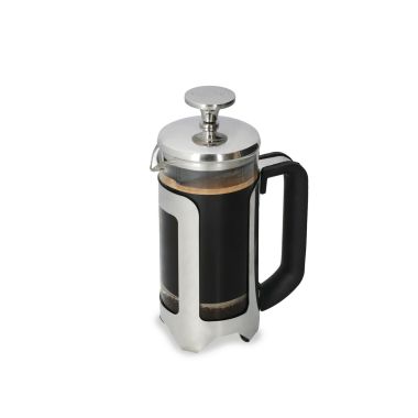 La Cafetière 3-Cup Glass / Stainless Steel Roma Cafetière, 350ml - Silver