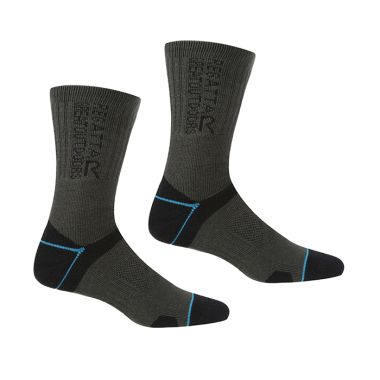 Regatta Women’s Blister Protection II Socks, Pack of 2 – Black