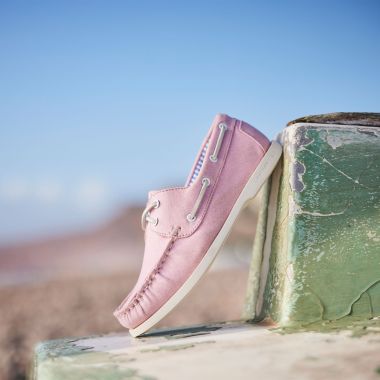 Chatham x Joules Jetty Canvas G2 Deck Shoes - Pink
