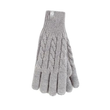 Heat Holders Women’s Willow Thermal Gloves – Light Grey