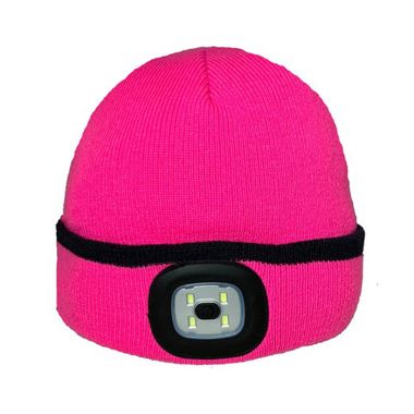 LED Beanie Hat – Pink